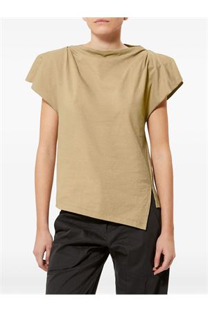 Asymmetrical Cotton T-Shirt ISABEL MARANT | TS0097FAA1N41I50LB